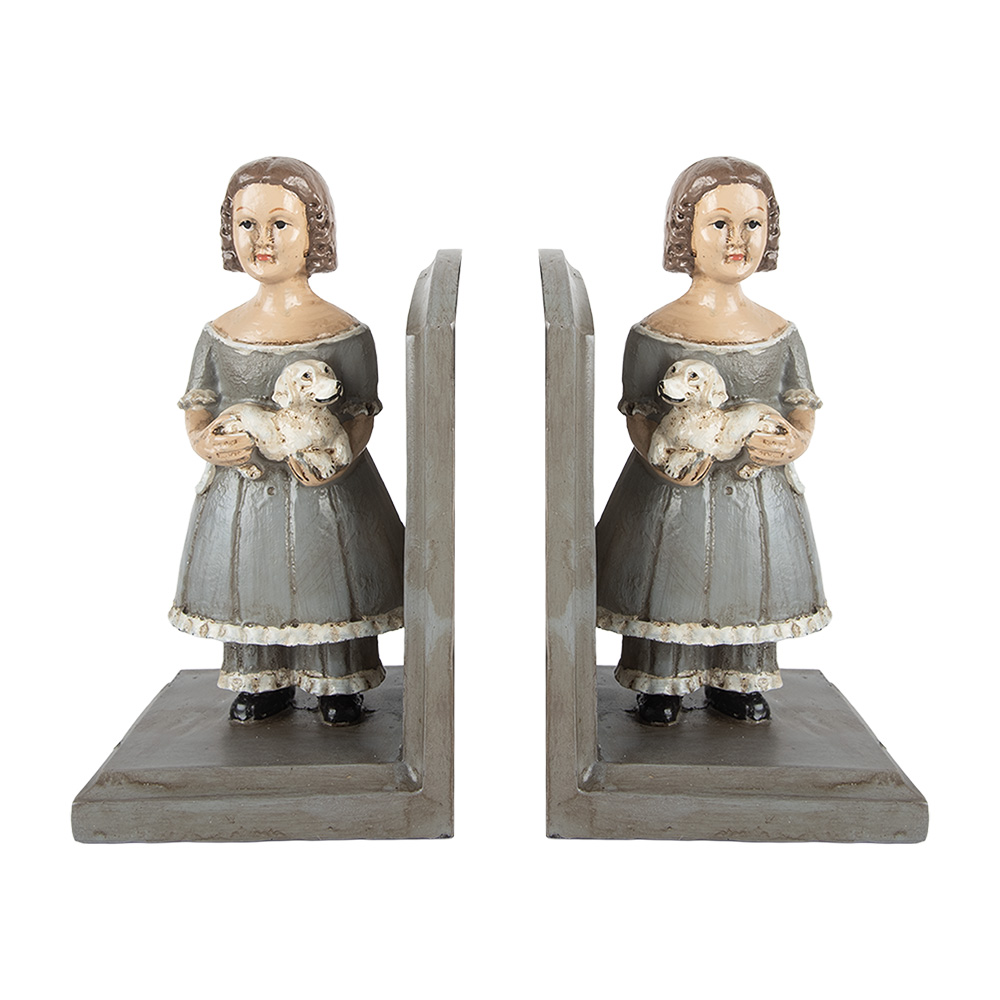 [6PR5552] Boekensteun (2) 23x11x20 cm