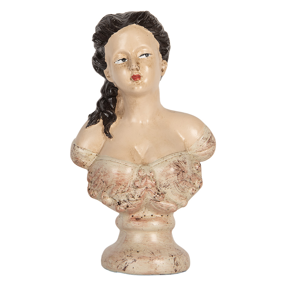 [6PR5553] Decoratie buste vrouw 12x8x20 cm