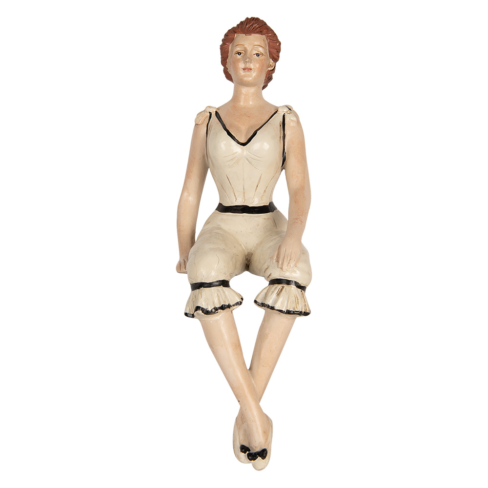 [6PR5560] Decoratie vrouw 12x10x29 cm