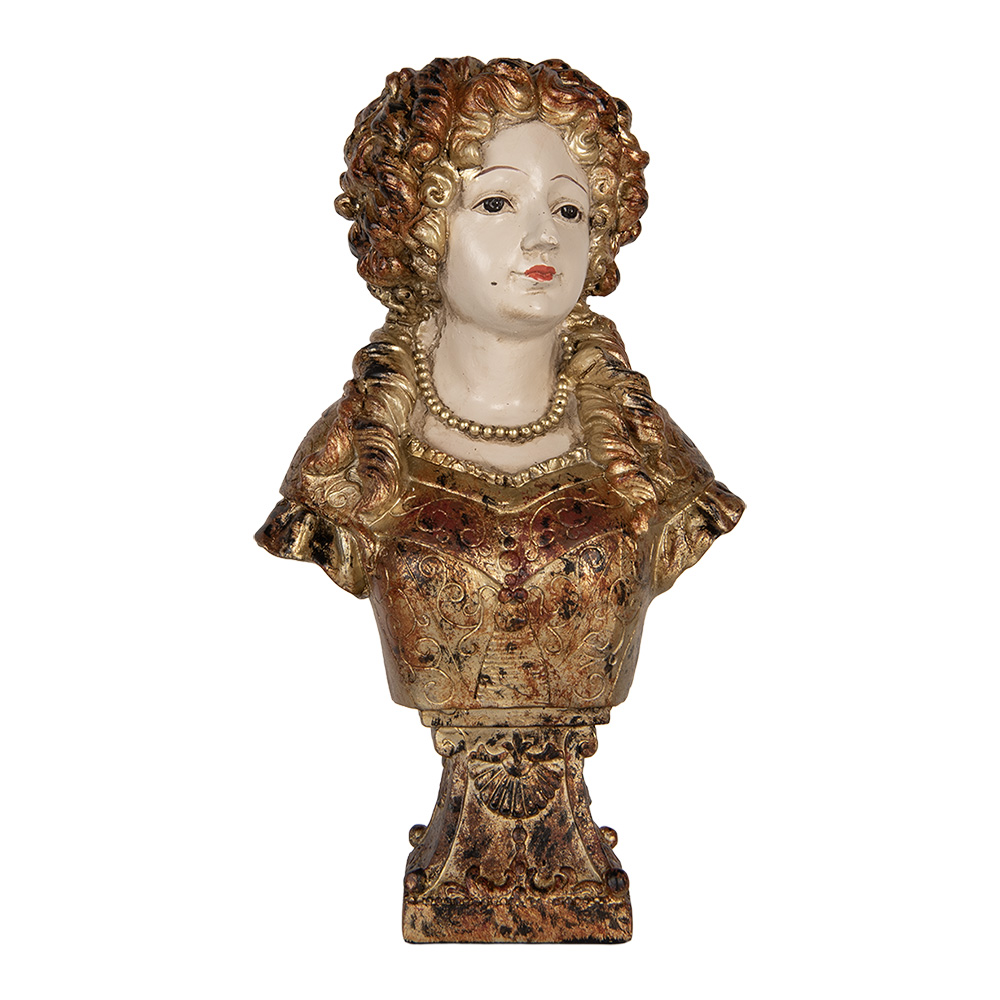 [6PR5563] Decoratie buste vrouw 18x12x30 cm