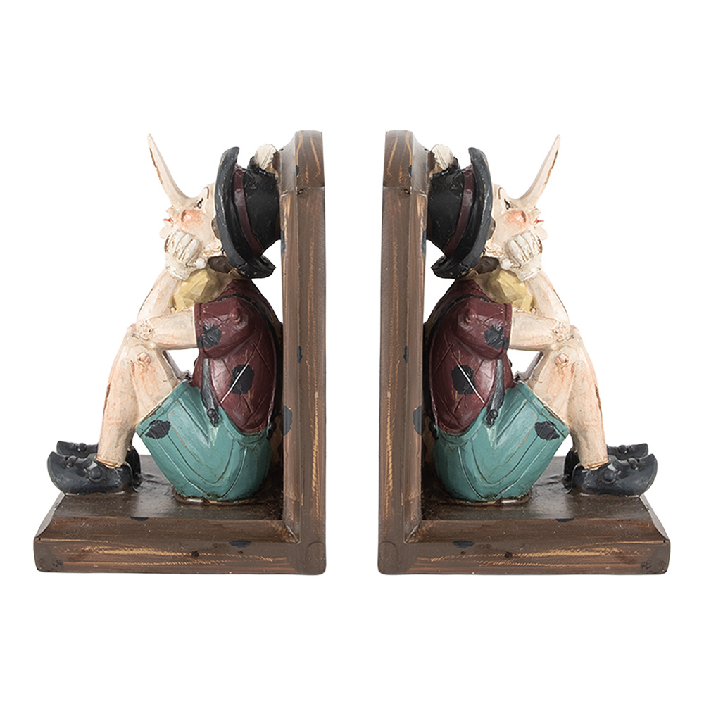 [6PR5574] Boekensteun (2) 24x11x17 cm