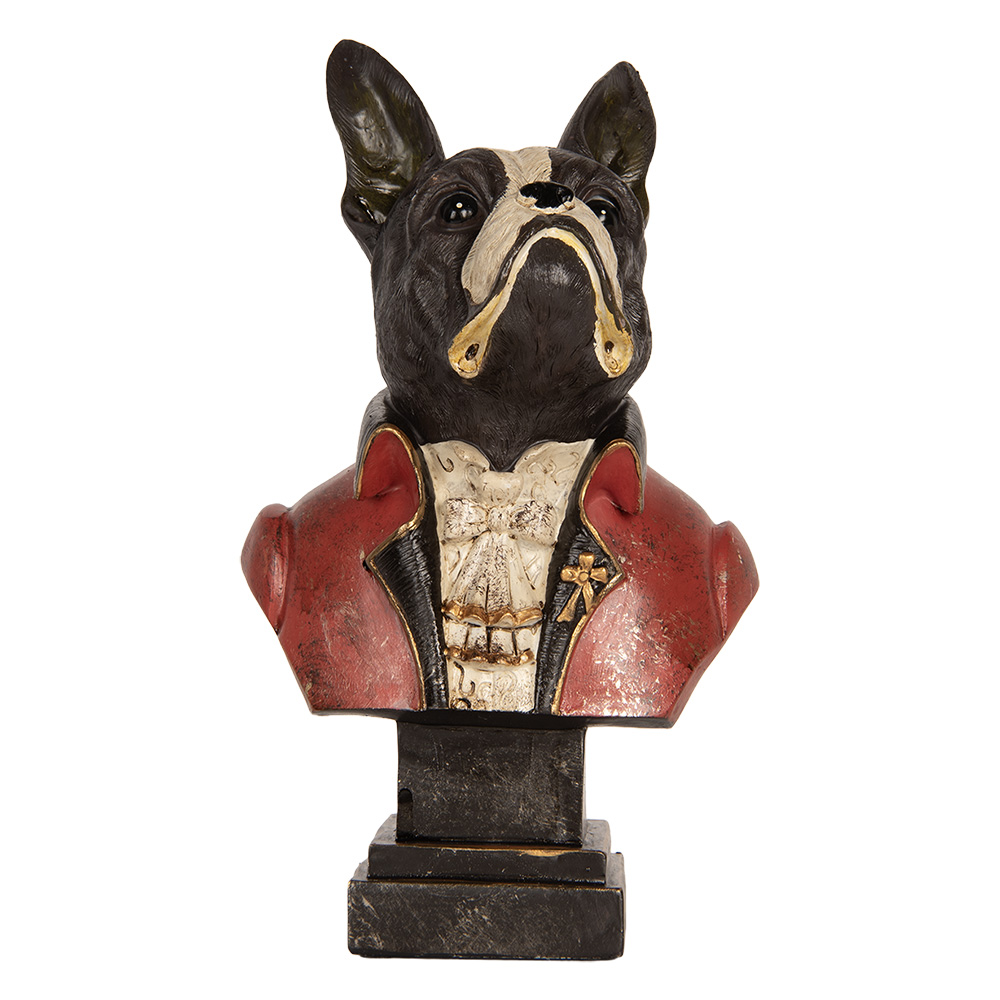 [6PR5577] Decoratie buste hond 15x12x26 cm