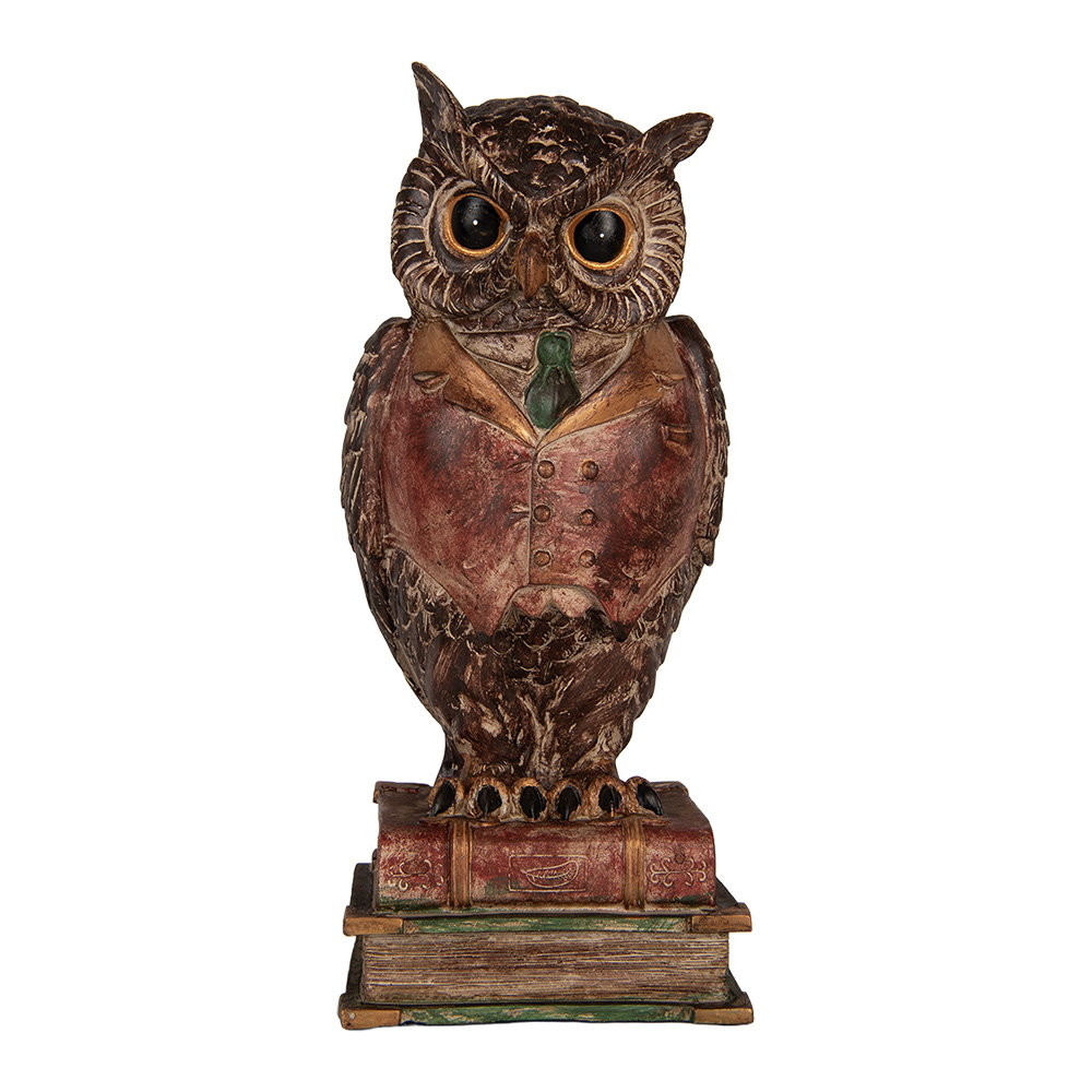 [6PR5579] Spaarpot uil 16x15x35 cm