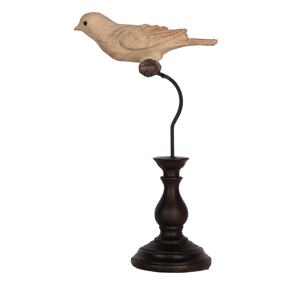 [6PR5587] Decoratie vogel 12x7x21 cm