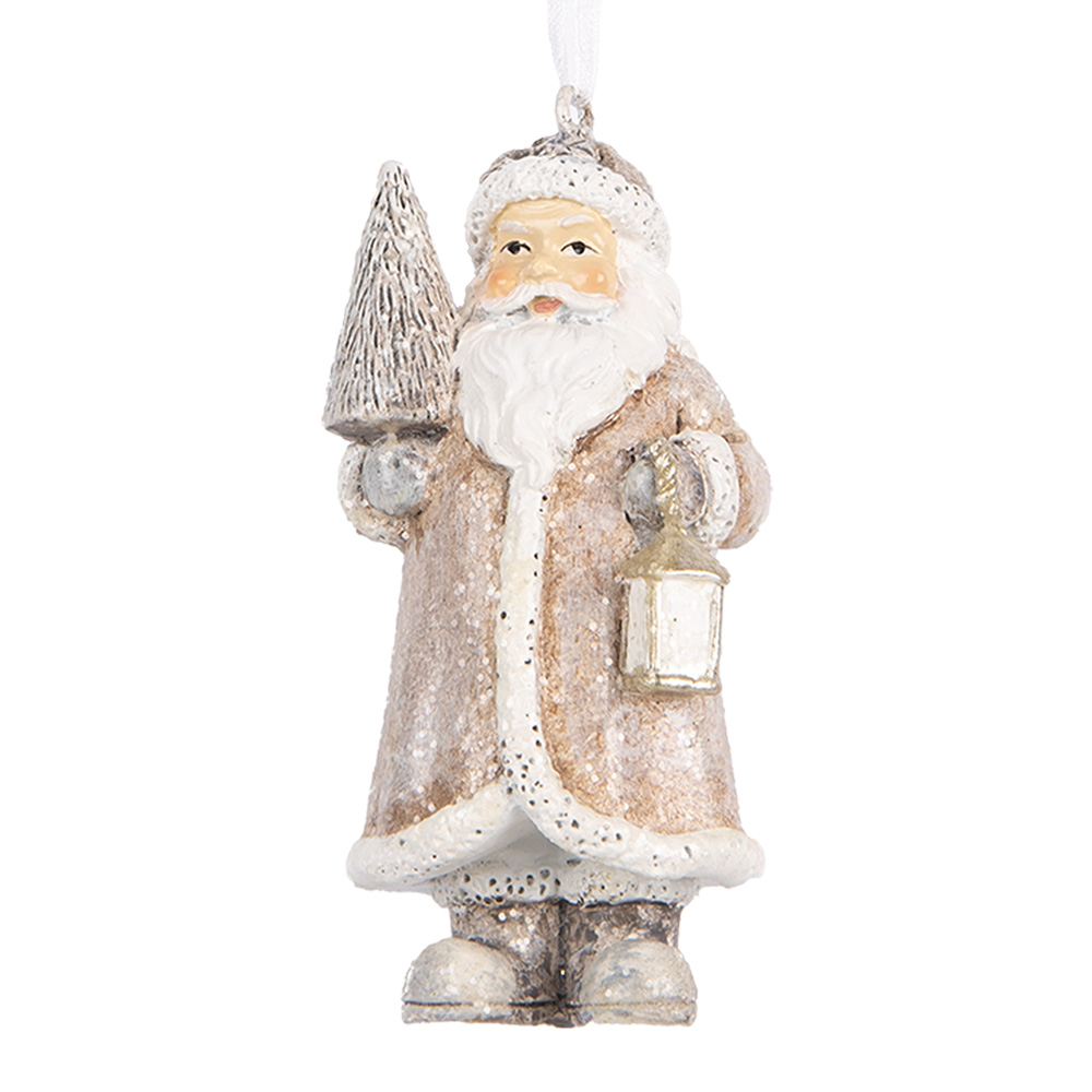 Decoratie hanger kerstman 5x4x9 cm