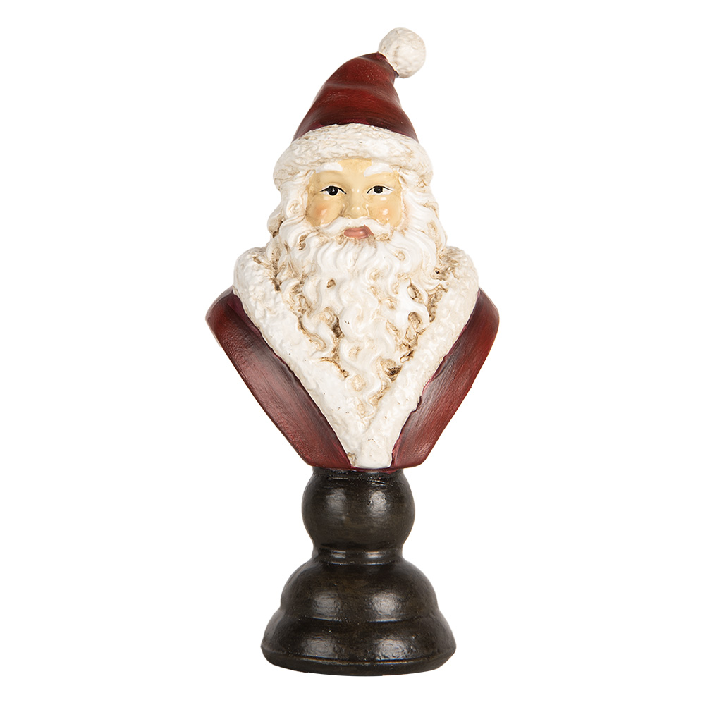 [6PR5674] Decoratie buste kerstman 7x5x15 cm