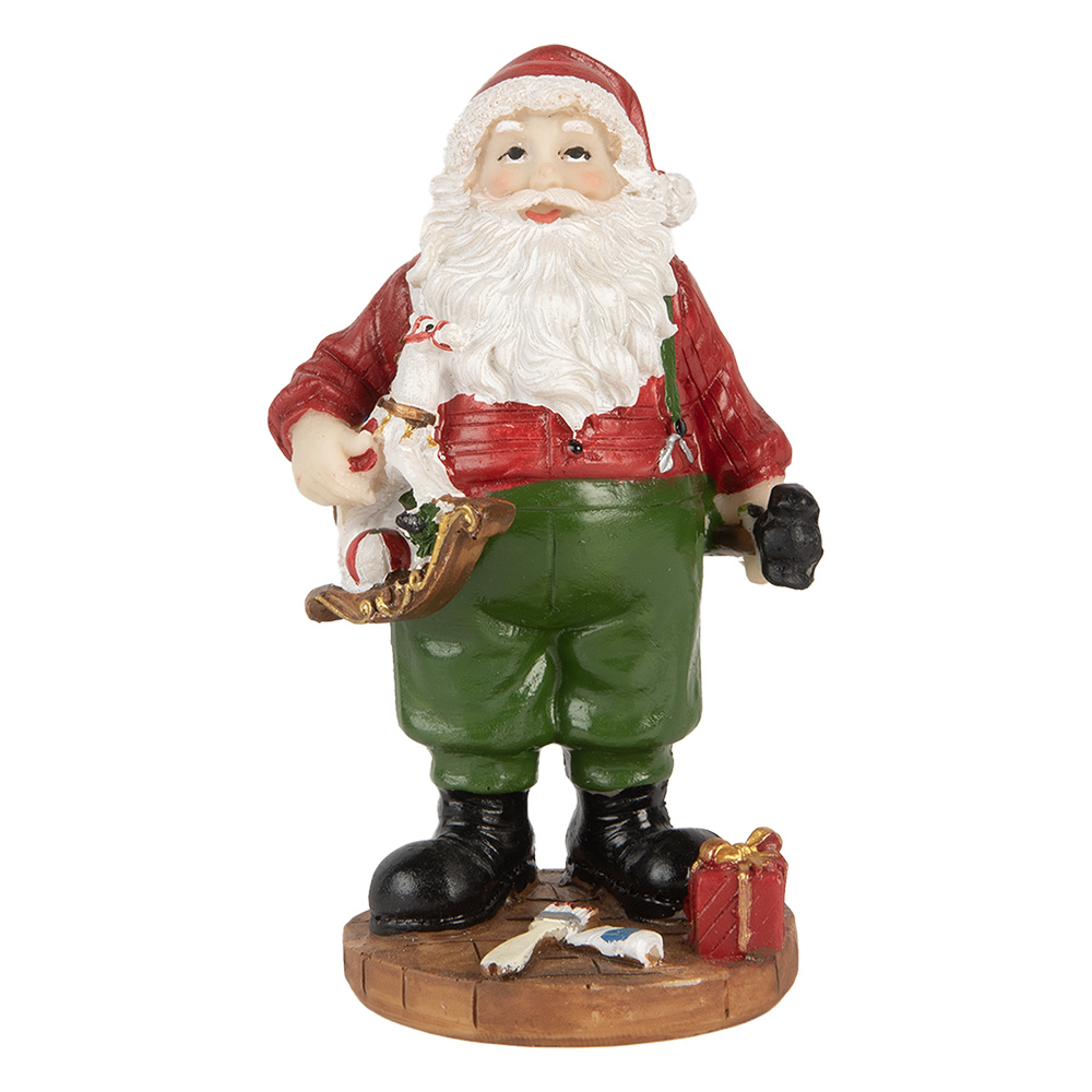 Decoratie kerstman 8x6x13 cm
