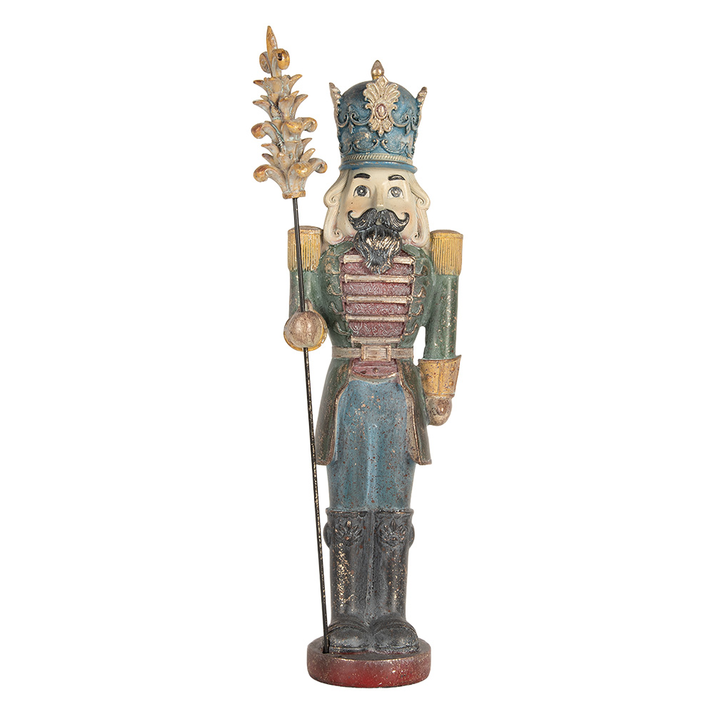 Decoratie notenkraker 13x13x38 cm