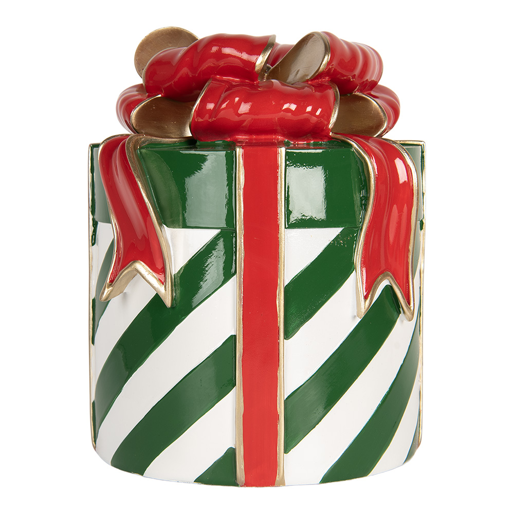 Decoratie cadeautje Ø 21x25 cm