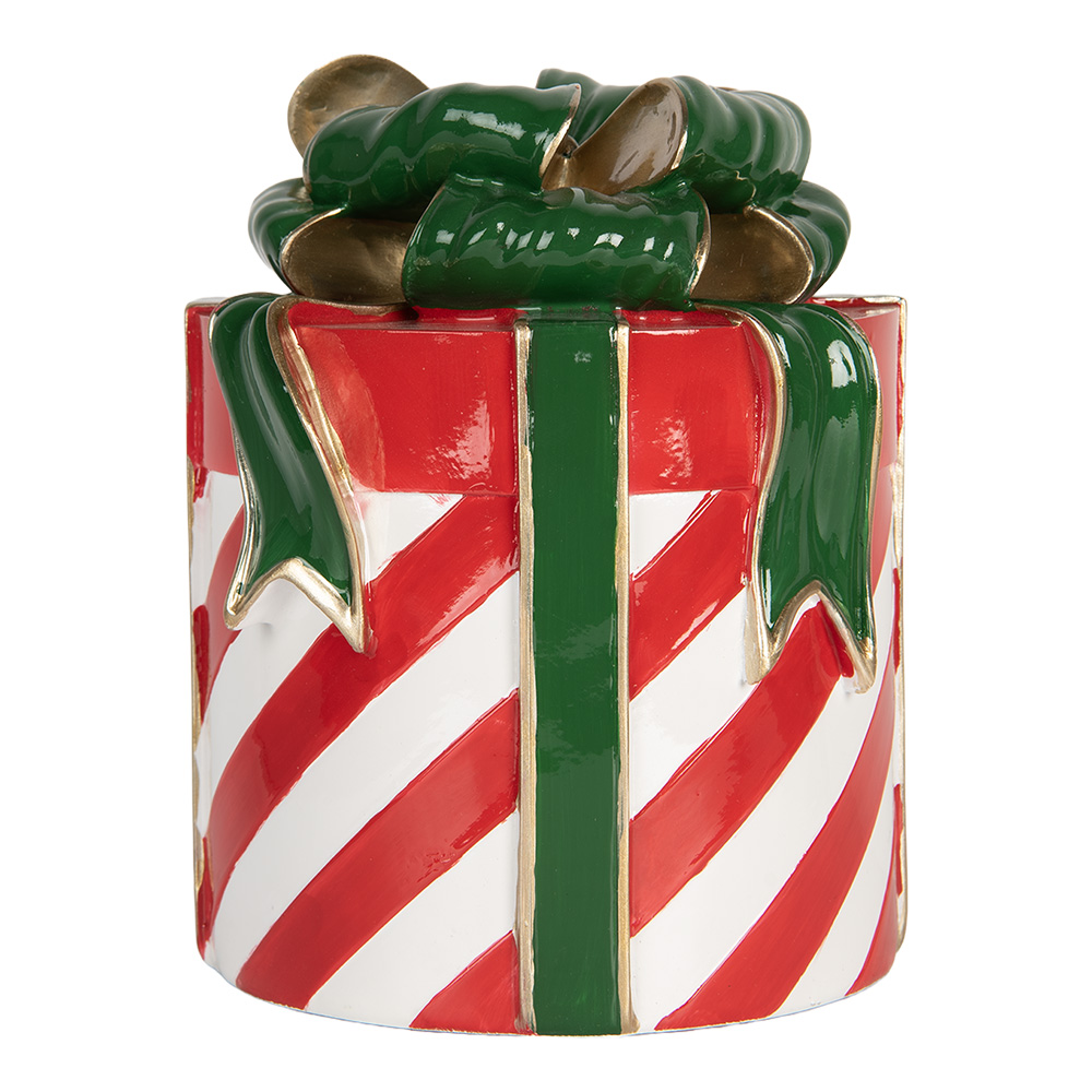 Decoratie cadeautje Ø 16x21 cm