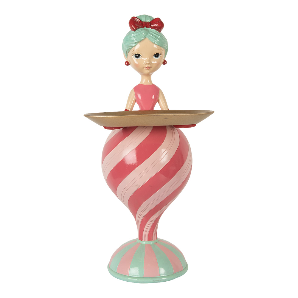 [6PR5796] Decoratie kind met schaaltje 22x20x46 cm