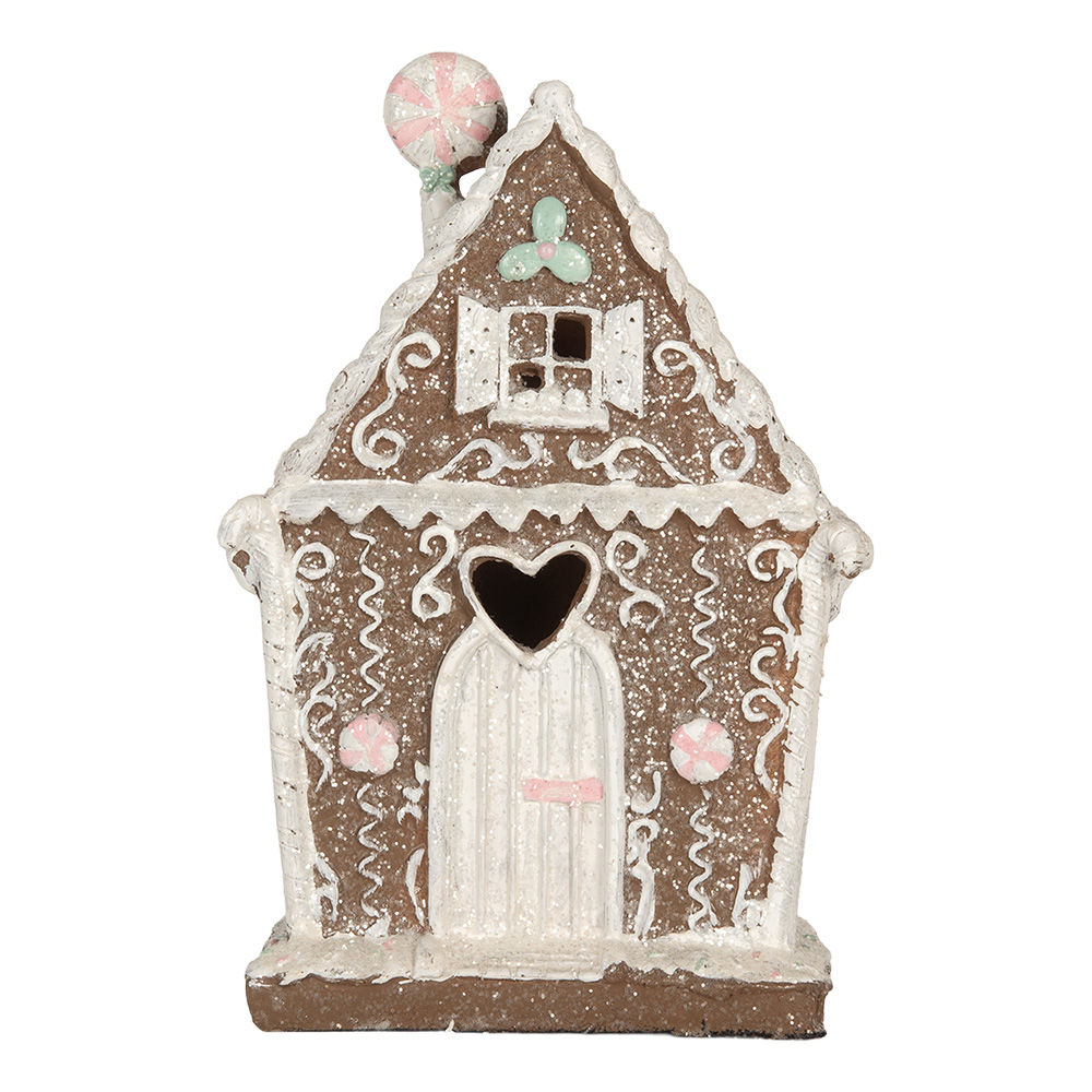 [6PR5820] Decoratie huis met LED 14x9x21 cm