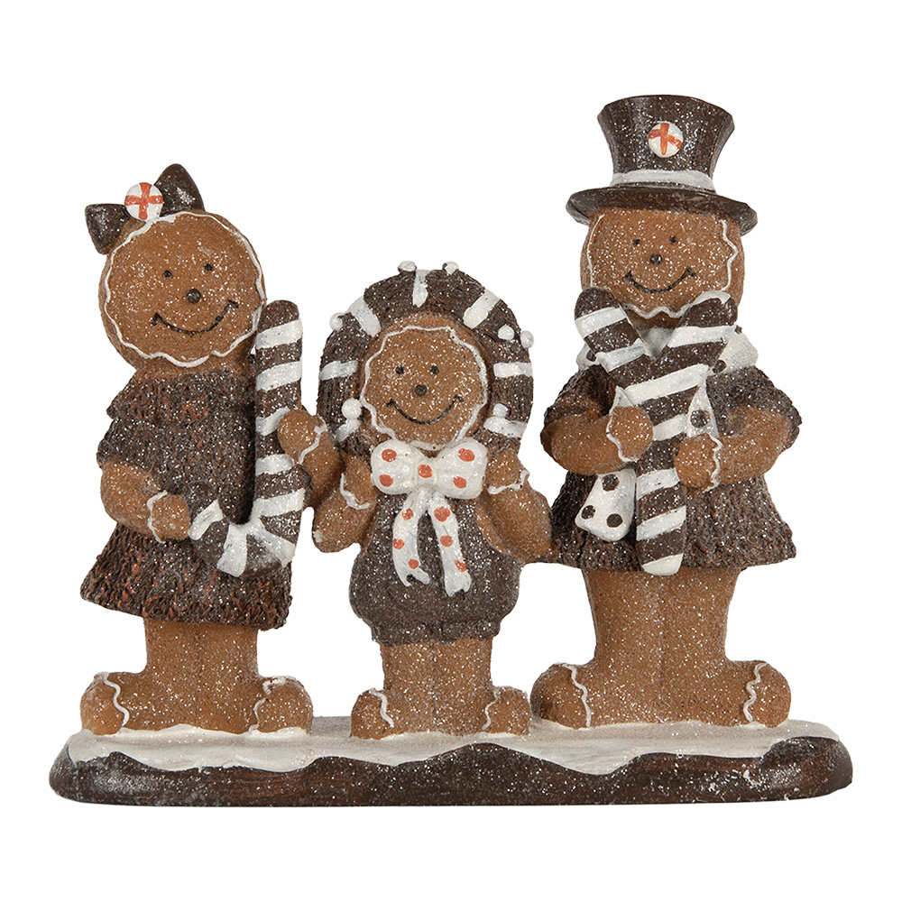 Decoratie peperkoekpoppen 20x7x17 cm