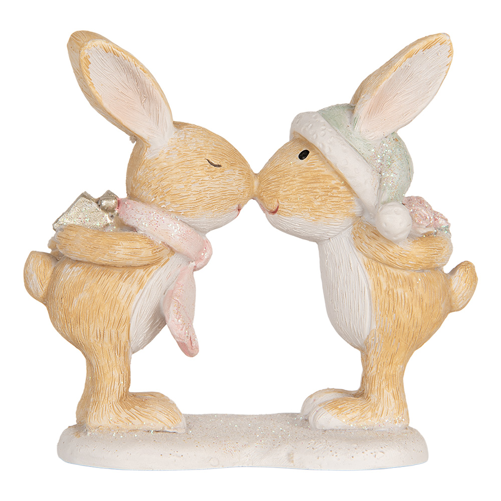 Decoratie konijnen 10x5x10 cm