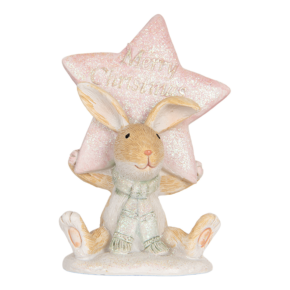 Decoratie konijn 8x5x11 cm