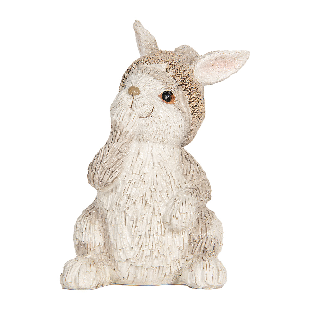 Decoratie konijn 9x9x14 cm