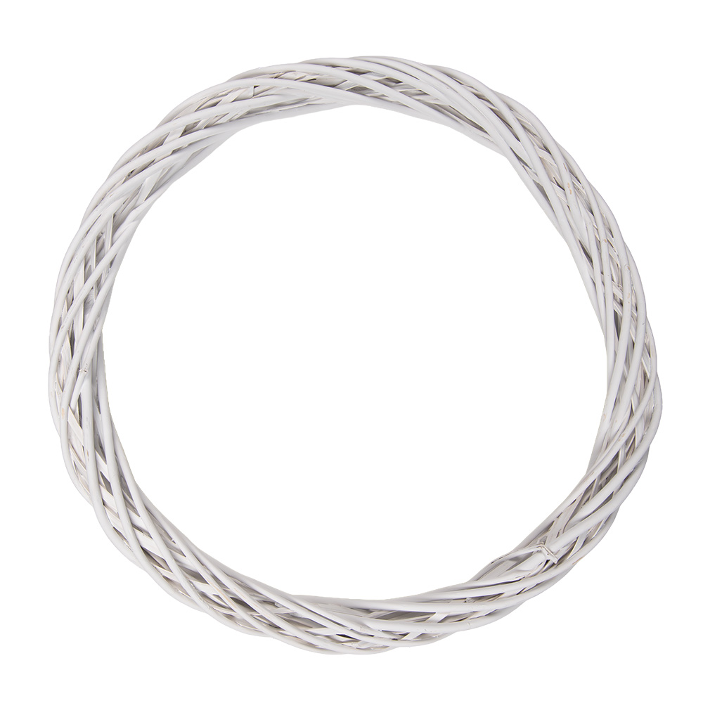 [6RO0603XLW] Decoratie krans Ø 50x5 cm