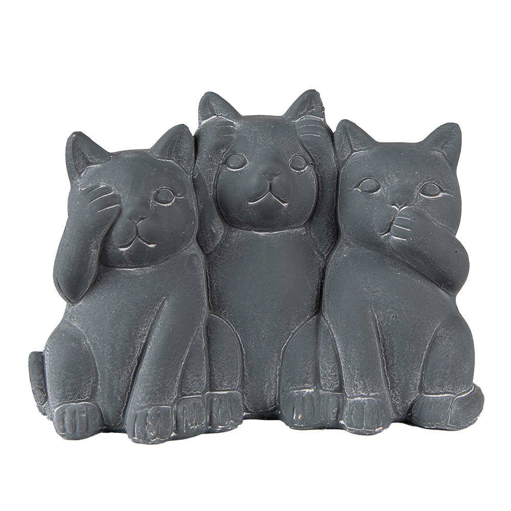 Decoratie katten 22x10x16 cm