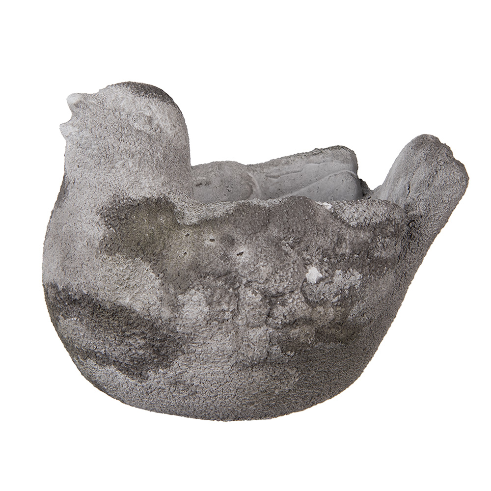 [6TE0564] Bloempot vogel 18x12x13 cm