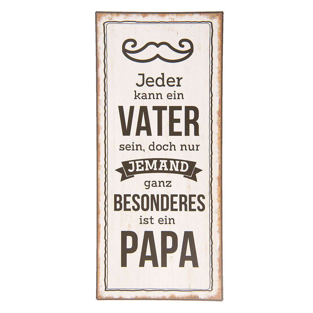 Tekstbord 13x1x30 cm