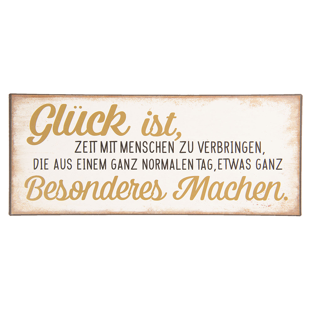 [6Y3662D] Tekstbord 30x1x13 cm