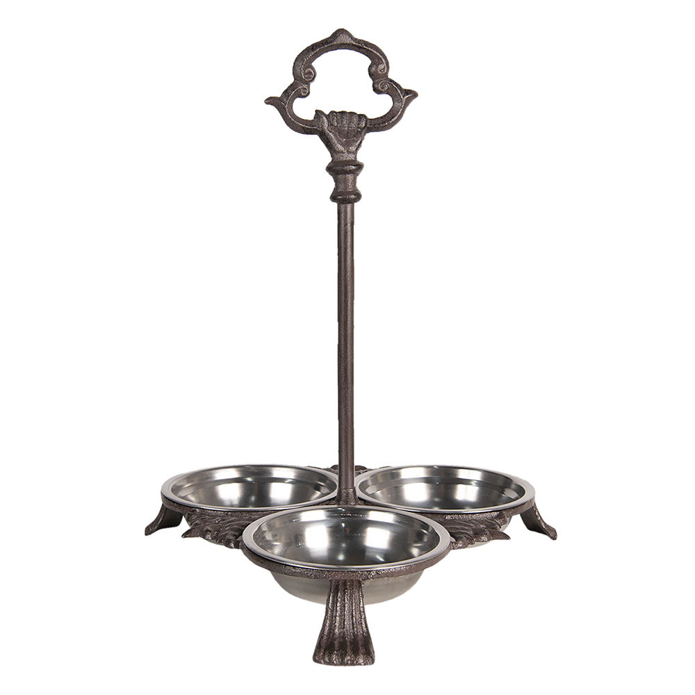 Dieren voerbak 31x30x37 cm / 3x500 ml