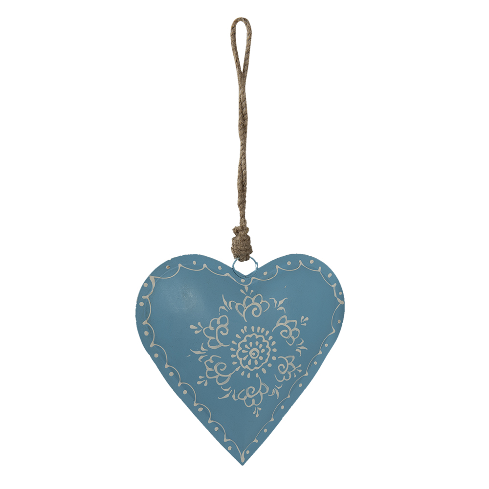 Decoratie hanger hart 16x5x16 cm