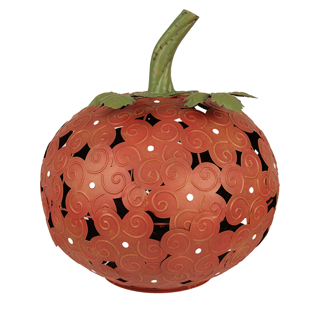 Decoratie pompoen met LED Ø 34x38 cm