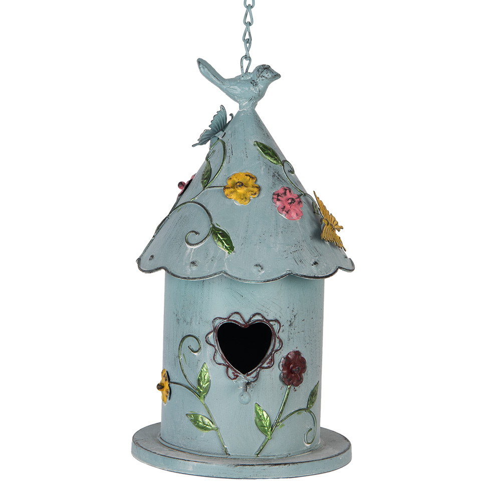 Decoratie vogelhuis 16x19x29 cm