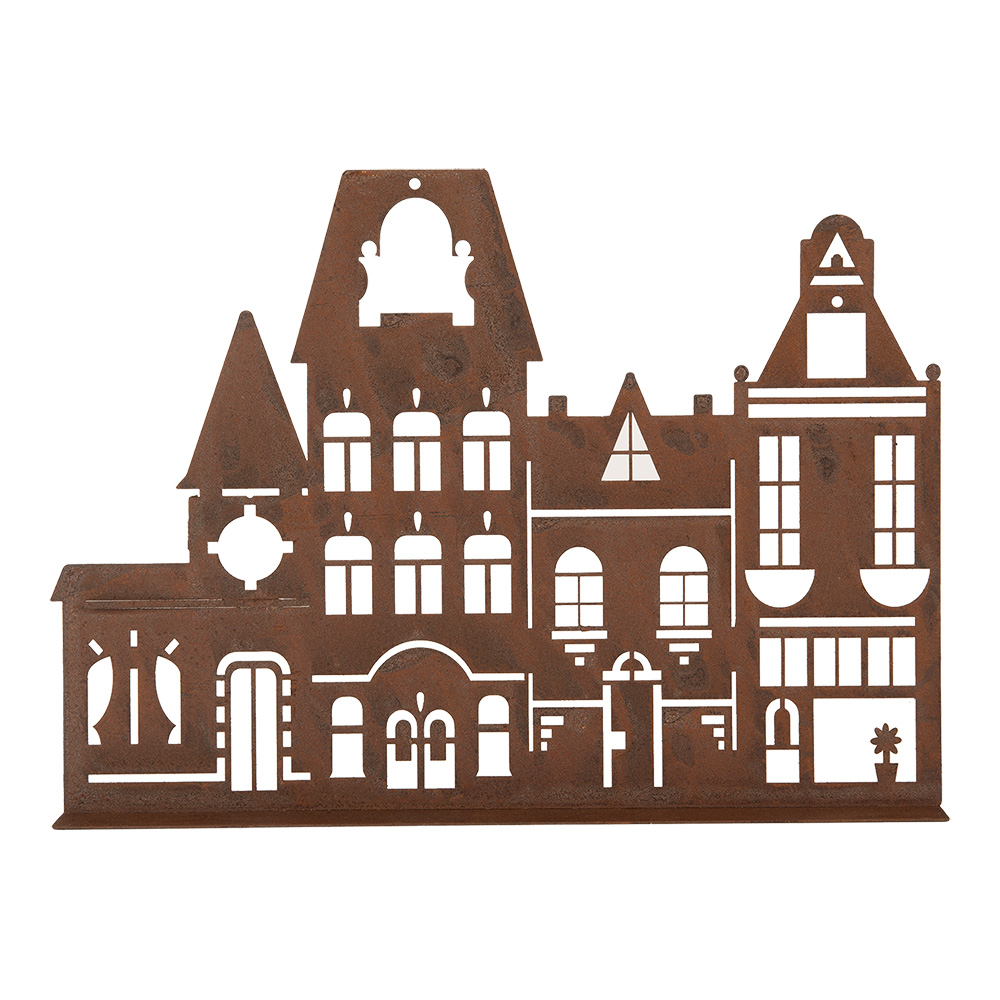 Decoratie huis 29x5x21 cm