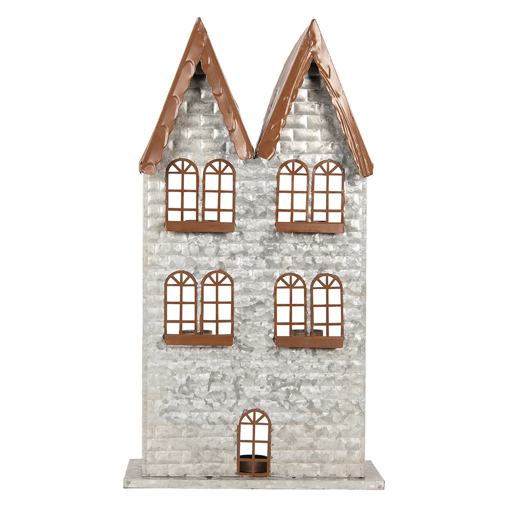 Waxinelichthouder huis 30x13x54 cm