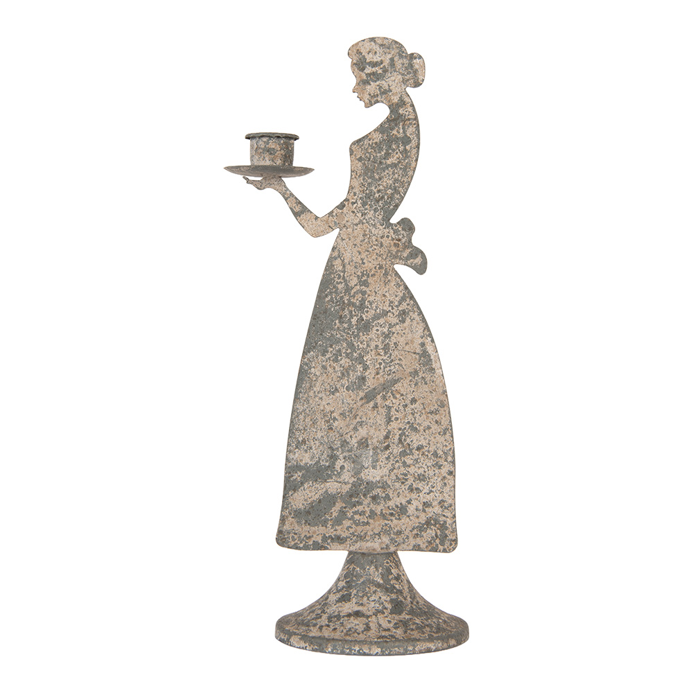 Kandelaar vrouw 15x10x37 cm