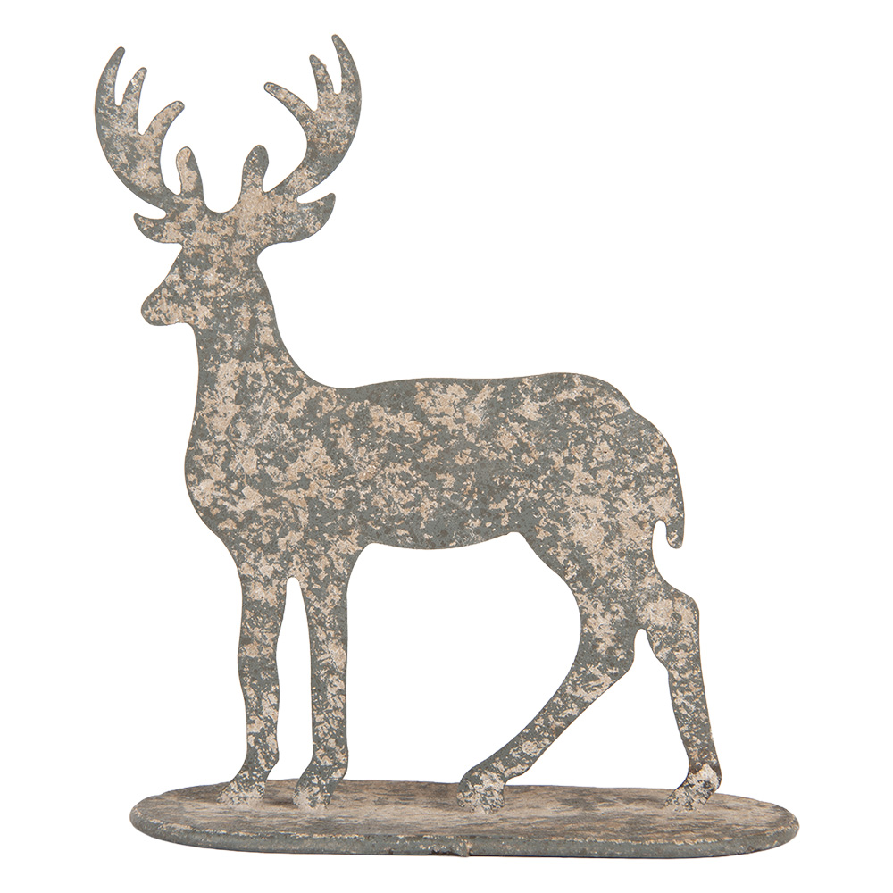 [6Y5817] Decoratie rendier 17x8x18 cm