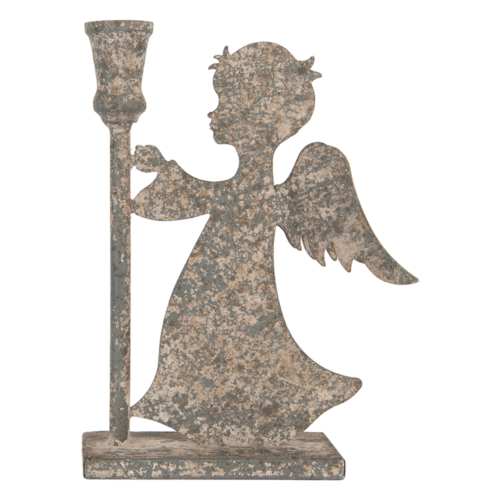 Kandelaar engel 17x9x22 cm