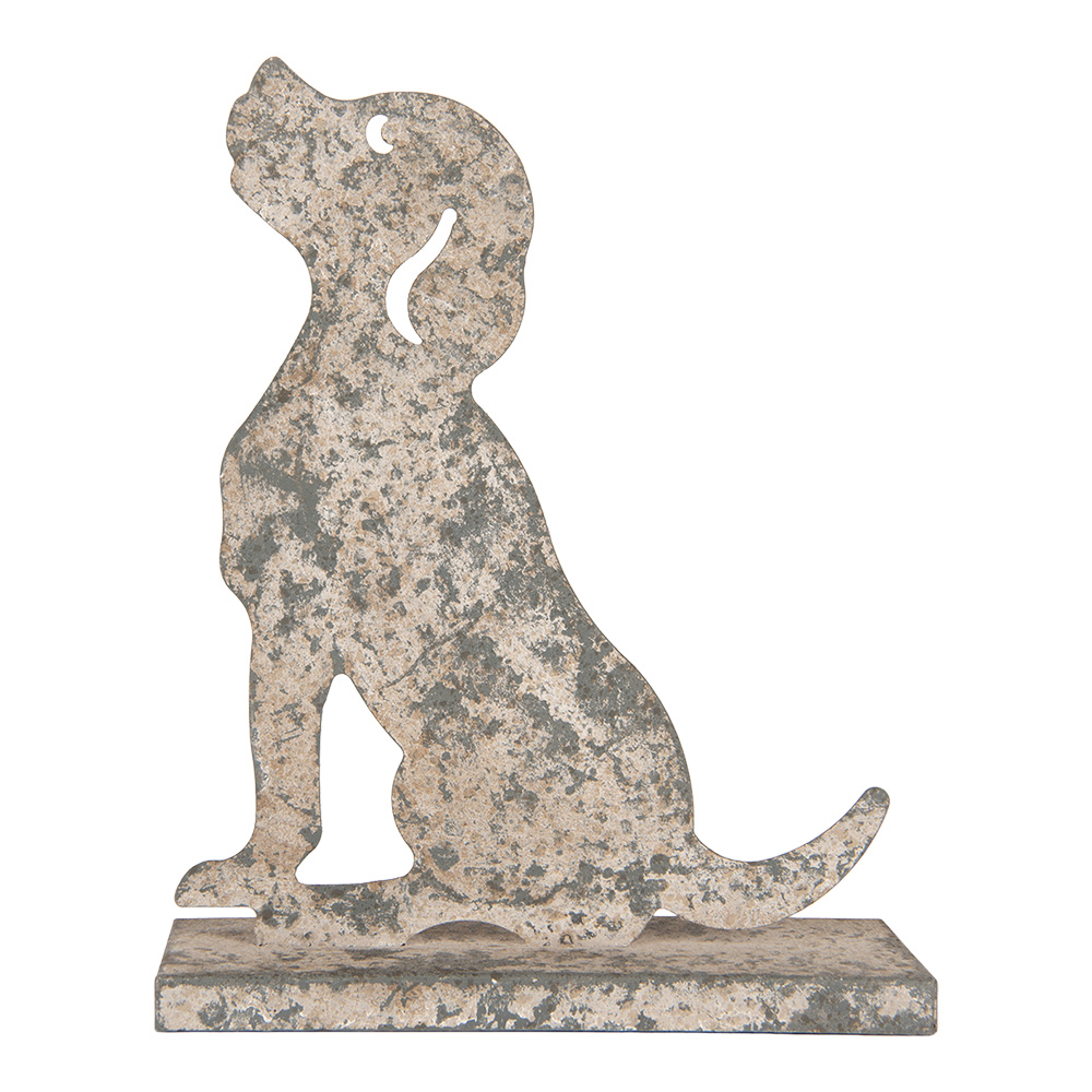 [6Y5829] Decoratie hond 20x8x24 cm