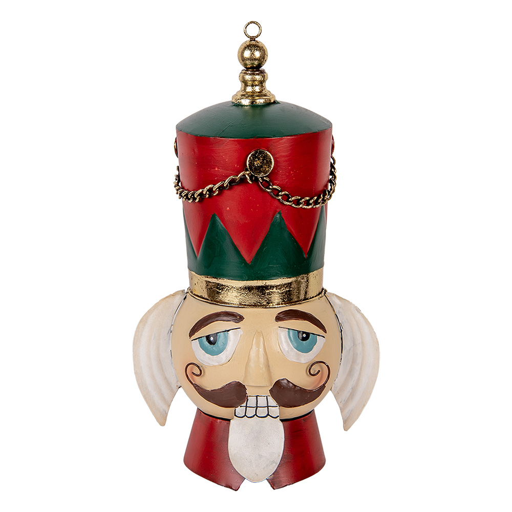 Decoratie hanger notenkraker 22x16x38/50 cm