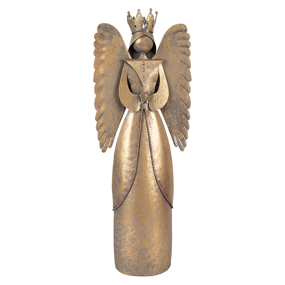 Decoratie engel 17x10x46 cm