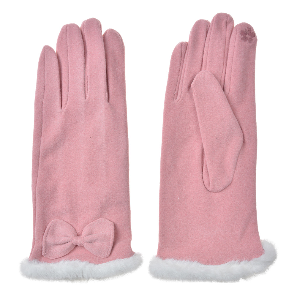 Handschoenen 9x23x1 cm roze
