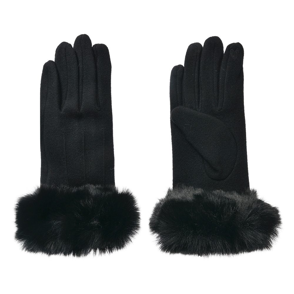 Handschoenen 9x23 cm zwart