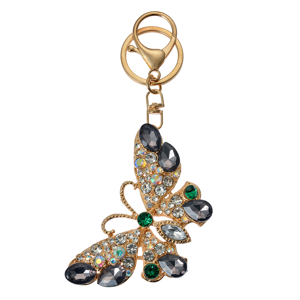 [JZKC0191] Sleutelhanger 5x1x8 cm goudkleurig