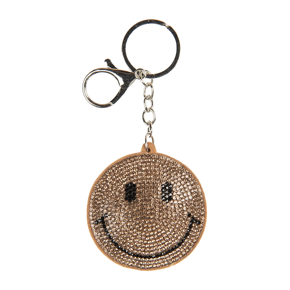 [JZKC0205] Sleutelhanger goudkleurig 6x2x13 cm