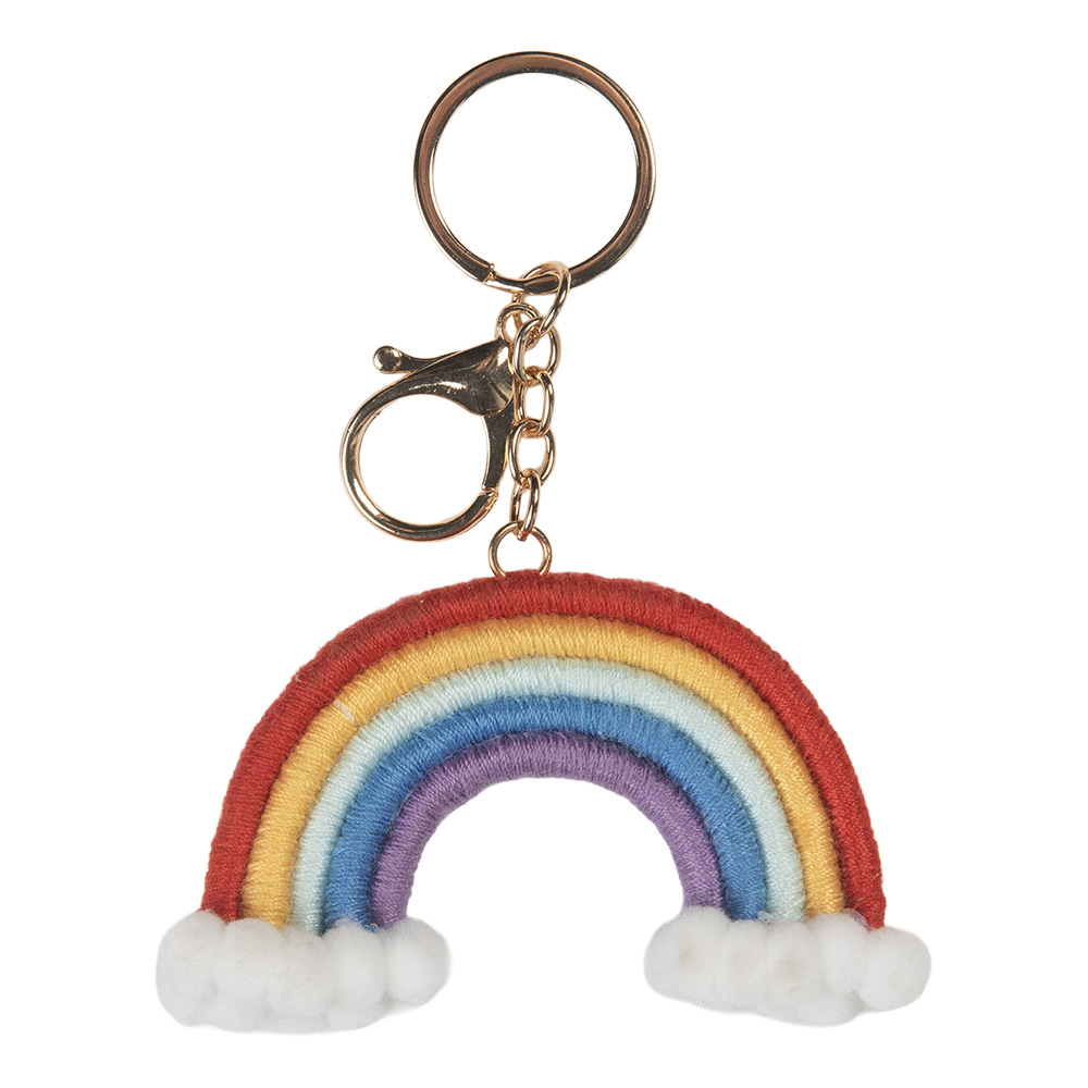 Sleutelhanger multi 6x2x9 cm