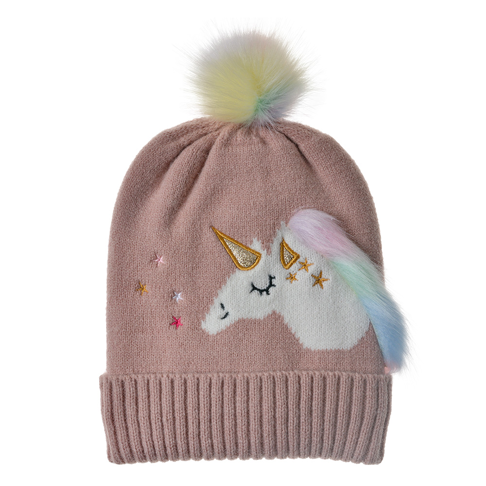 [JZKCA0003P] Kindermuts 20x21 cm roze