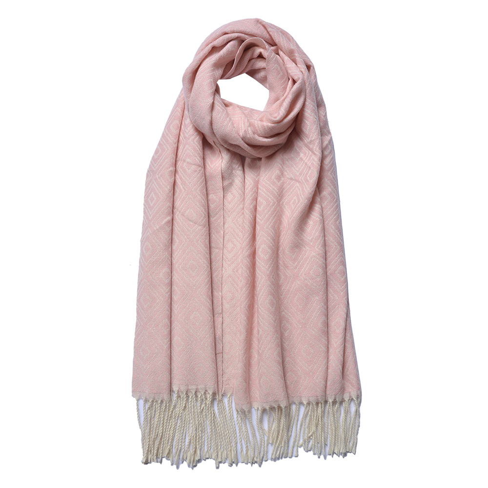 Sjaal 68x180 cm roze