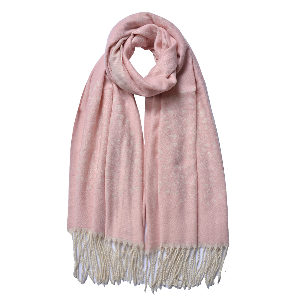 [JZSC0775P] Sjaal 68x180 cm roze