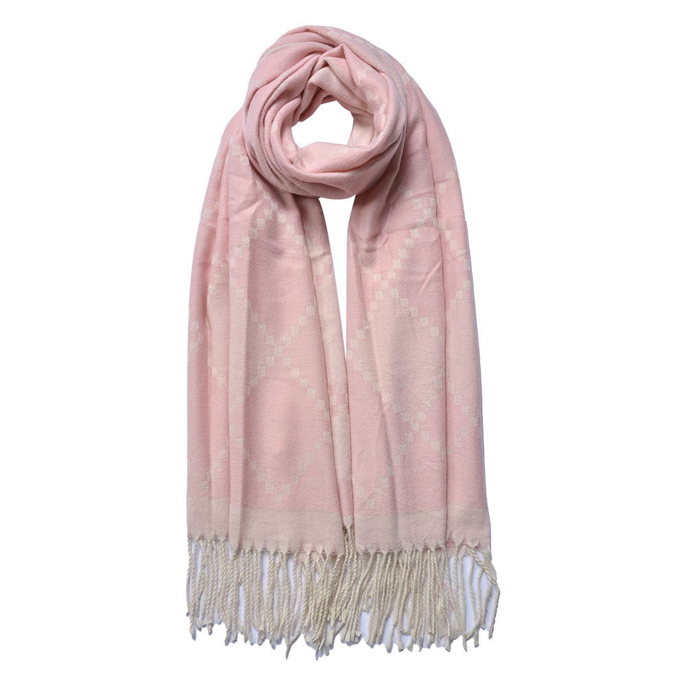 Sjaal 68x180 cm roze