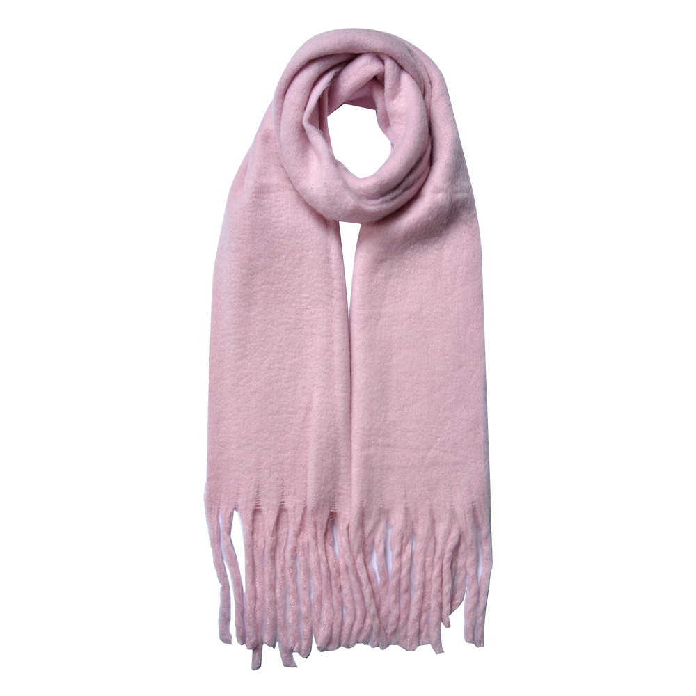 Sjaal 38x200 cm roze