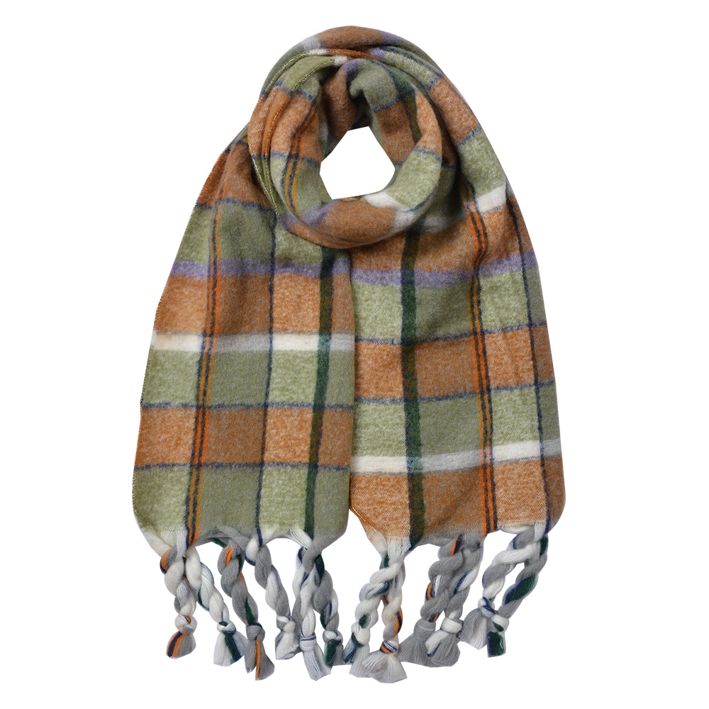 Sjaal 50x200 cm groen