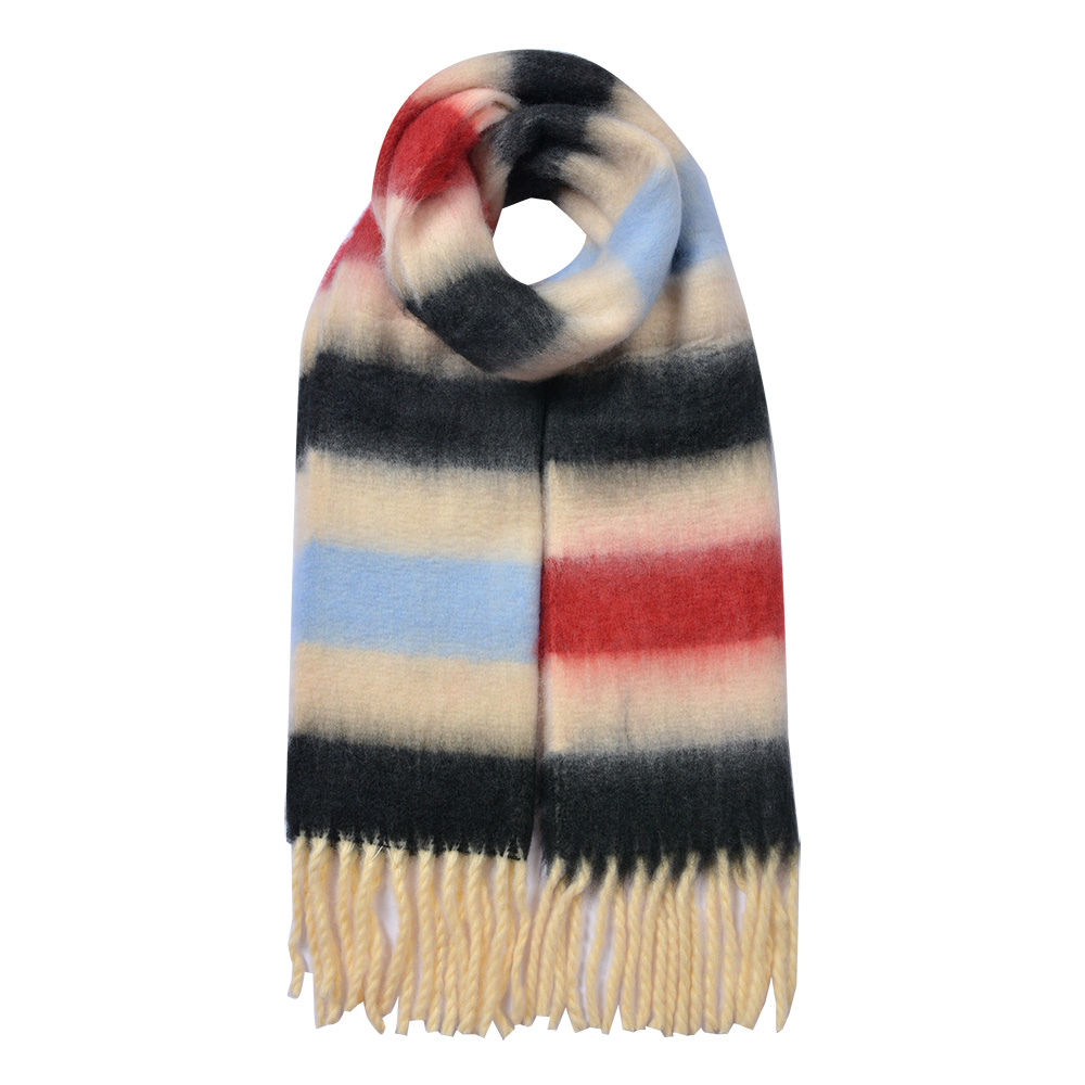 Sjaal 37x210 cm rood