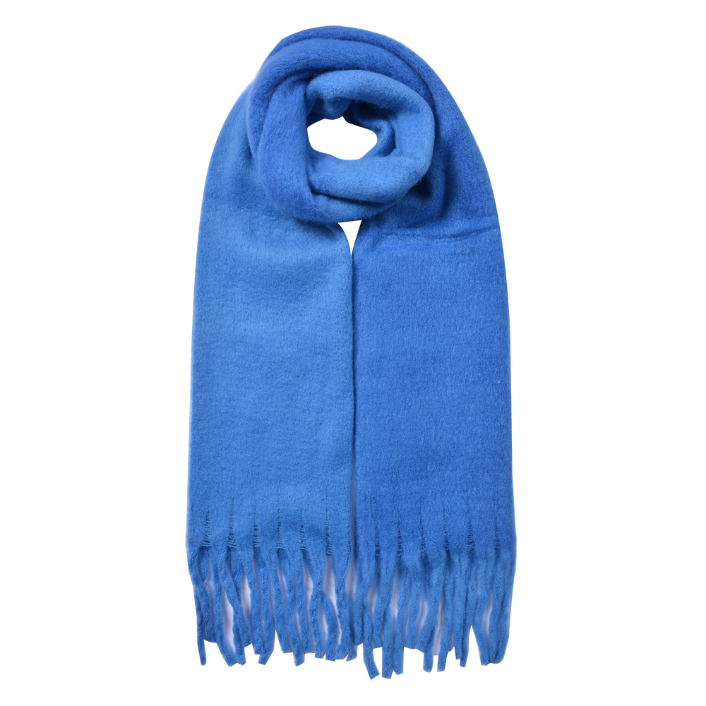 Sjaal 40x240 cm blauw